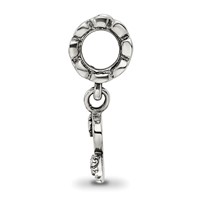 Sterling Silver Reflections Letter R Dangle Bead view 2