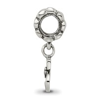 Sterling Silver Reflections Letter S Dangle Bead view 2