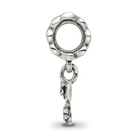 Sterling Silver Reflections Letter T Dangle Bead view 2