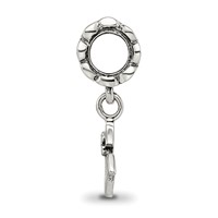 Sterling Silver Reflections Letter U Dangle Bead view 2