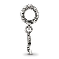 Sterling Silver Reflections Letter X Dangle Bead view 2