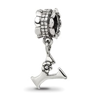 Sterling Silver Reflections Letter Y Dangle Bead view 1