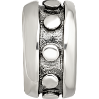 Sterling Silver Reflections Stopper Spacer Bead view 3