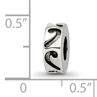 Sterling Silver Reflections Stopper Spacer Bead view 3