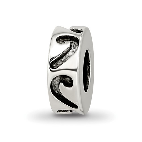 Sterling Silver Reflections Stopper Spacer Bead