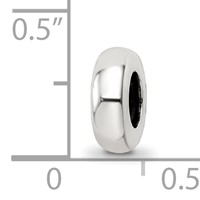 Sterling Silver Reflections Stopper Spacer Bead view 3