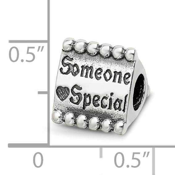 Sterling Silver Reflections Someone Special Triangle Bead