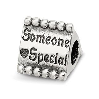 Sterling Silver Reflections Someone Special Triangle Bead