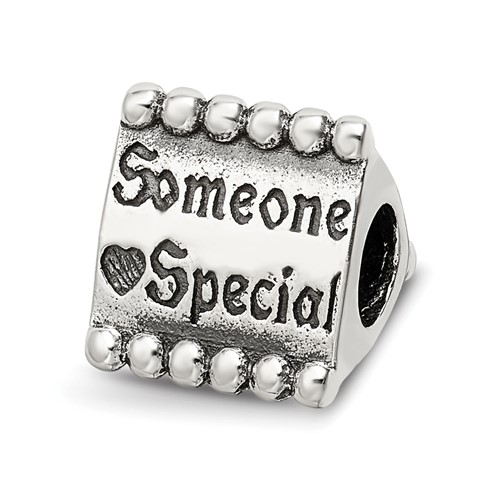 Sterling Silver Reflections Someone Special Triangle Bead