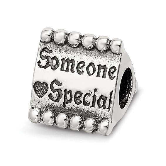 Sterling Silver Reflections Someone Special Triangle Bead