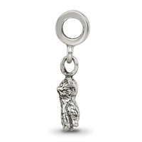 Kids Collection Sterling Silver Cat Dangle Reflections Bead view 2