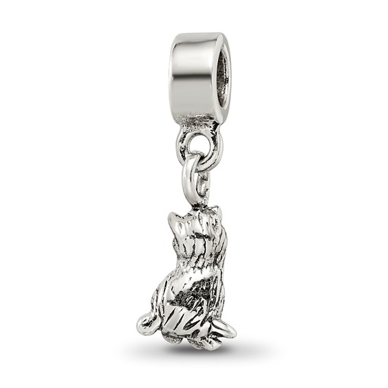 Kids Collection Sterling Silver Cat Dangle Reflections Bead