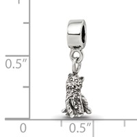 Kids Collection Sterling Silver Cat Dangle Reflections Bead view 3
