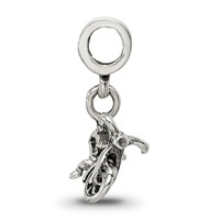 Kids Collection Sterling Silver Bicycle Dangle Reflections Bead view 2