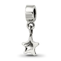Kids Collection Sterling Silver Star Dangle Reflections Bead view 5