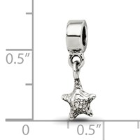 Kids Collection Sterling Silver Star Dangle Reflections Bead view 3