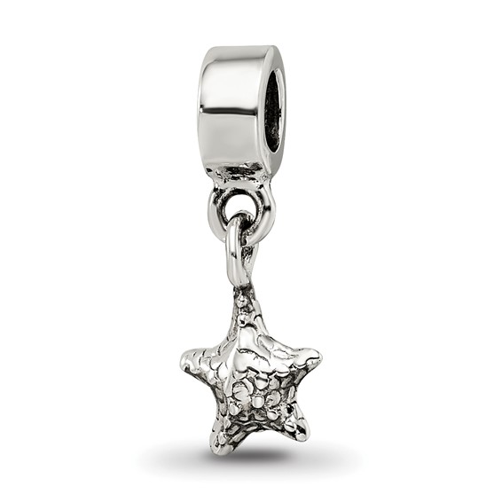 Kids Collection Sterling Silver Star Dangle Reflections Bead