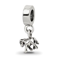Kids Collection Sterling Silver Pony Dangle Reflections Bead view 1