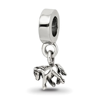Kids Collection Sterling Silver Pony Dangle Reflections Bead