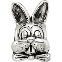 Sterling Silver Reflections Easter Bunny Bead view 4