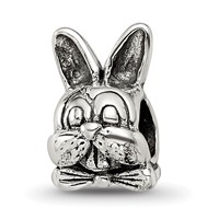 Sterling Silver Reflections Easter Bunny Bead view 1