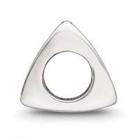 Sterling Silver Reflections Letter L Triangle Block Bead view 2
