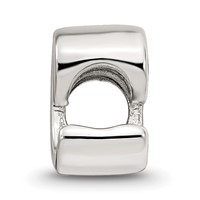 Sterling Silver Reflections Letter C Script Bead view 2