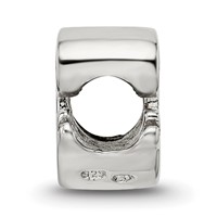 Sterling Silver Reflections Letter G Script Bead view 2