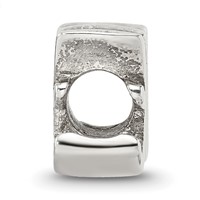 Sterling Silver Reflections Letter H Script Bead view 2