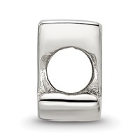 Sterling Silver Reflections Letter Z Script Bead view 2