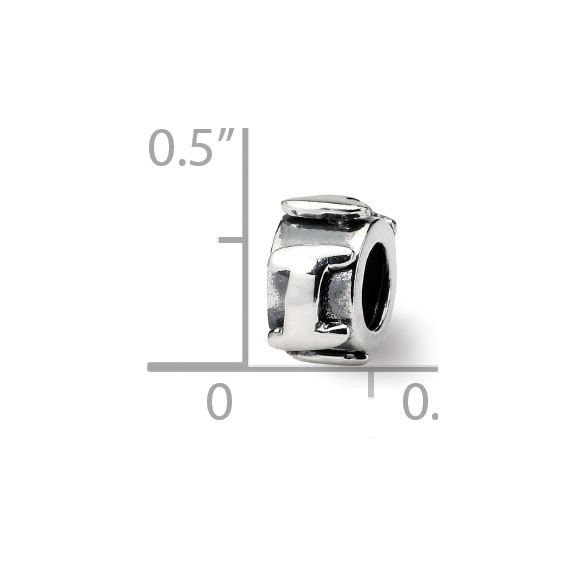 Sterling Silver Reflections Letter Message Beads