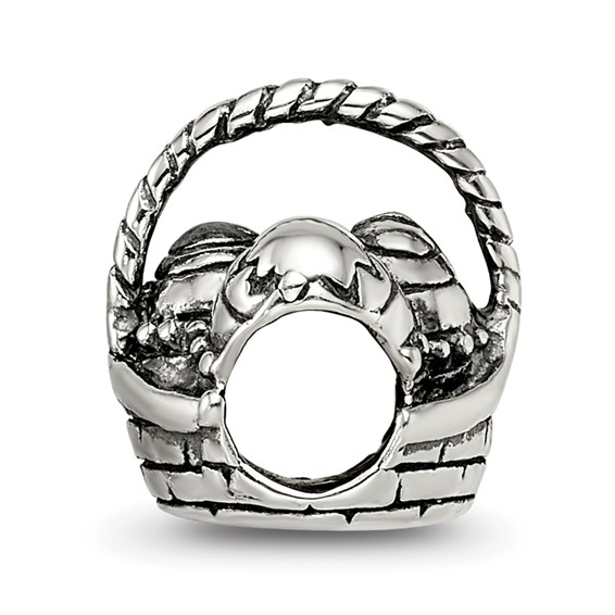 Sterling Silver Reflections Easter Basket Bead