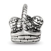 Sterling Silver Reflections Easter Basket Bead view 3
