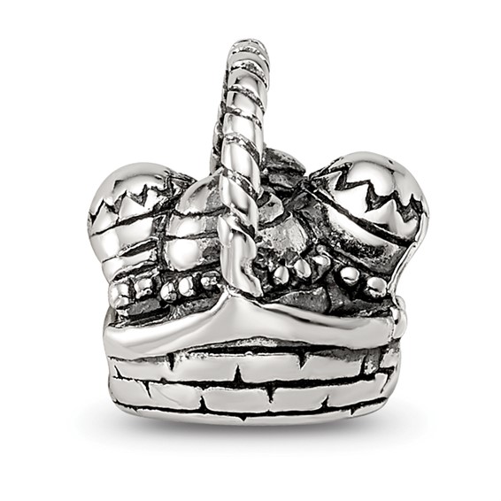 Sterling Silver Reflections Easter Basket Bead