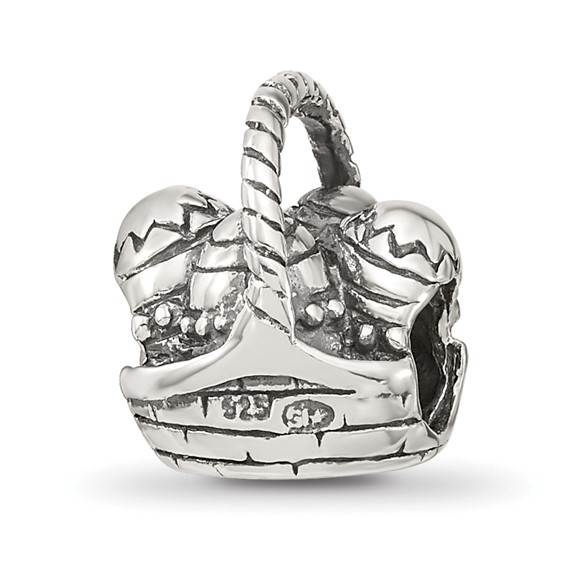 Sterling Silver Reflections Easter Basket Bead