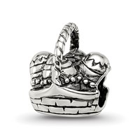 Sterling Silver Reflections Easter Basket Bead view 1