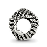 Sterling Silver Reflections Ball of Yarn Bead view 2