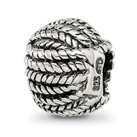 Sterling Silver Reflections Ball of Yarn Bead view 5