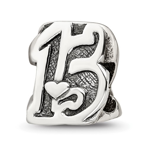 Sterling Silver Reflections Sweet 15 Bead