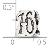 Sterling Silver Reflections Sweet 16 Bead view 4