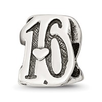 Sterling Silver Reflections Sweet 16 Bead view 1