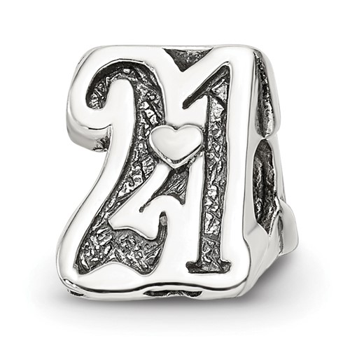 Sterling Silver Reflections Sweet 21 Bead