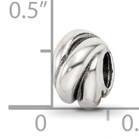 Sterling Silver Reflections Wrap Bali Bead view 4