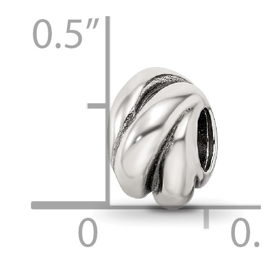 Sterling Silver Reflections Wrap Bali Bead