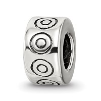 Sterling Silver Reflections Circles Bali Bead view 1