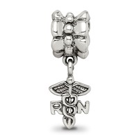 Sterling Silver Reflections Nurse Symbol Dangle Bead view 4