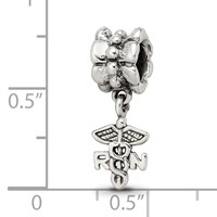 Sterling Silver Reflections Nurse Symbol Dangle Bead view 3