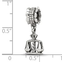 Sterling Silver Reflections Justice Dangle Bead view 3