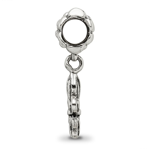 Sterling Silver Reflections Fleur de Lis Dangle Bead