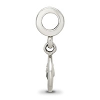 Sterling Silver Reflections Crescent Moon Dangle Bead view 2